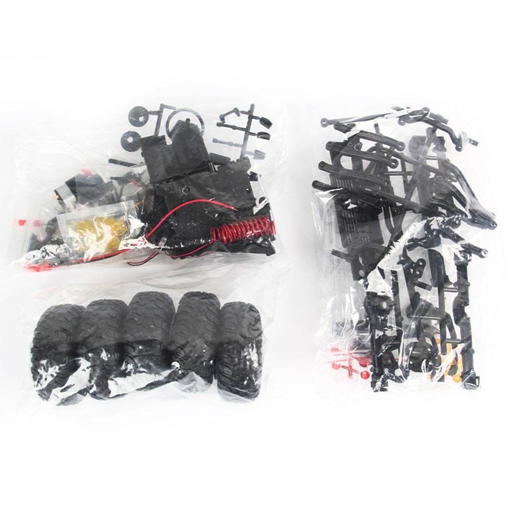 Coche de Escalada RC Rock Crawler 1:12, vehículo de Control Remoto, Velocidad y Rendimiento excepcionales en Cualquier Terreno, con Coche de Escalada RC a Escala 1:12,