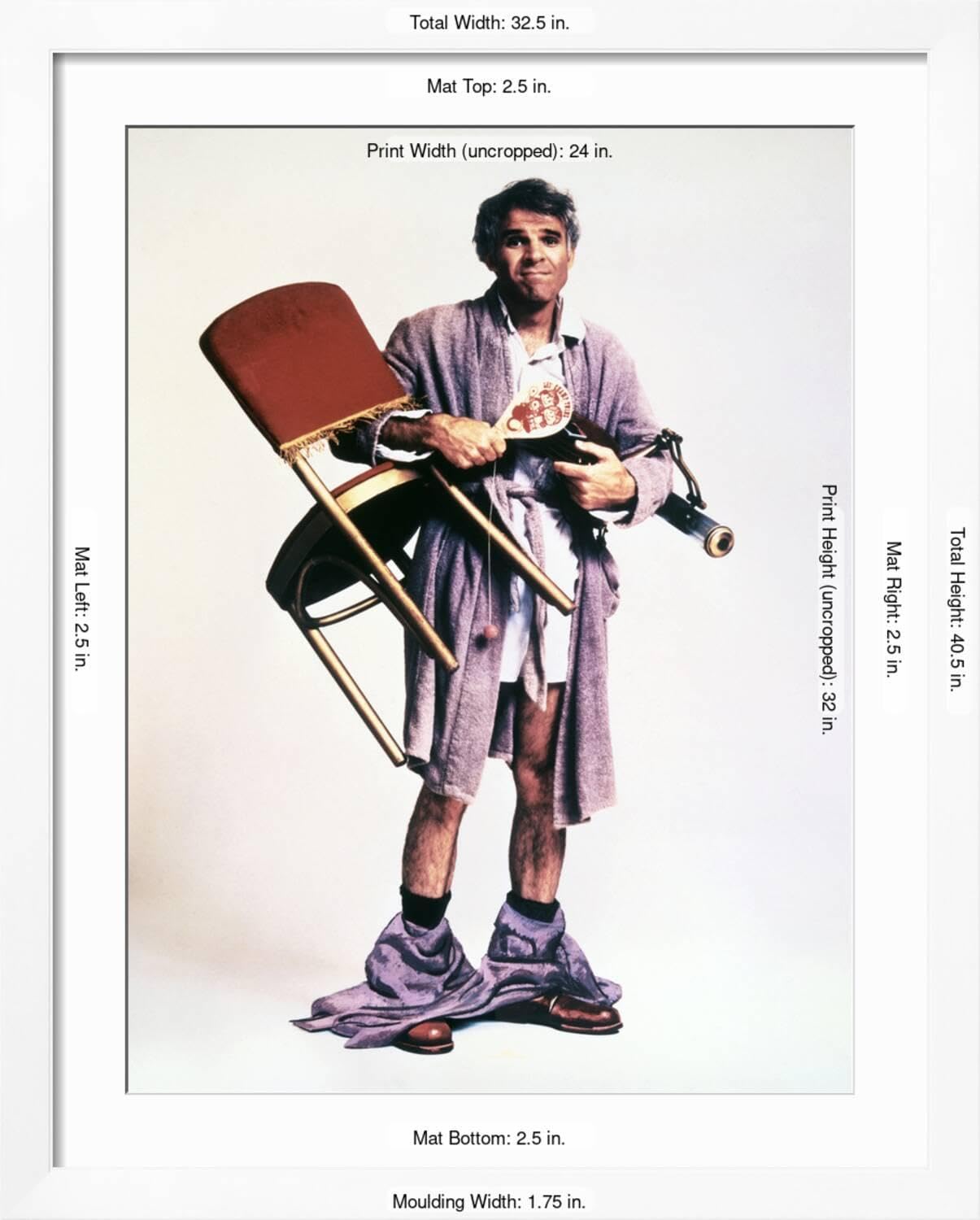 Amazon.com: ART.COM Wall Photo The Jerk, Steve Martin, 1979 on
