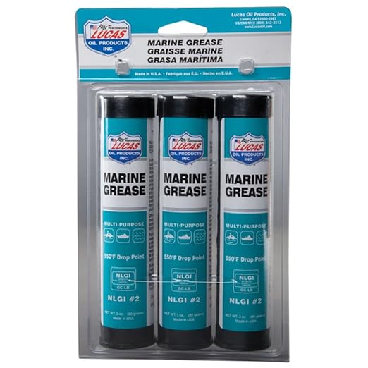 Lucas Oil 10682 Marine Grease 3 Ounce Combo Pack