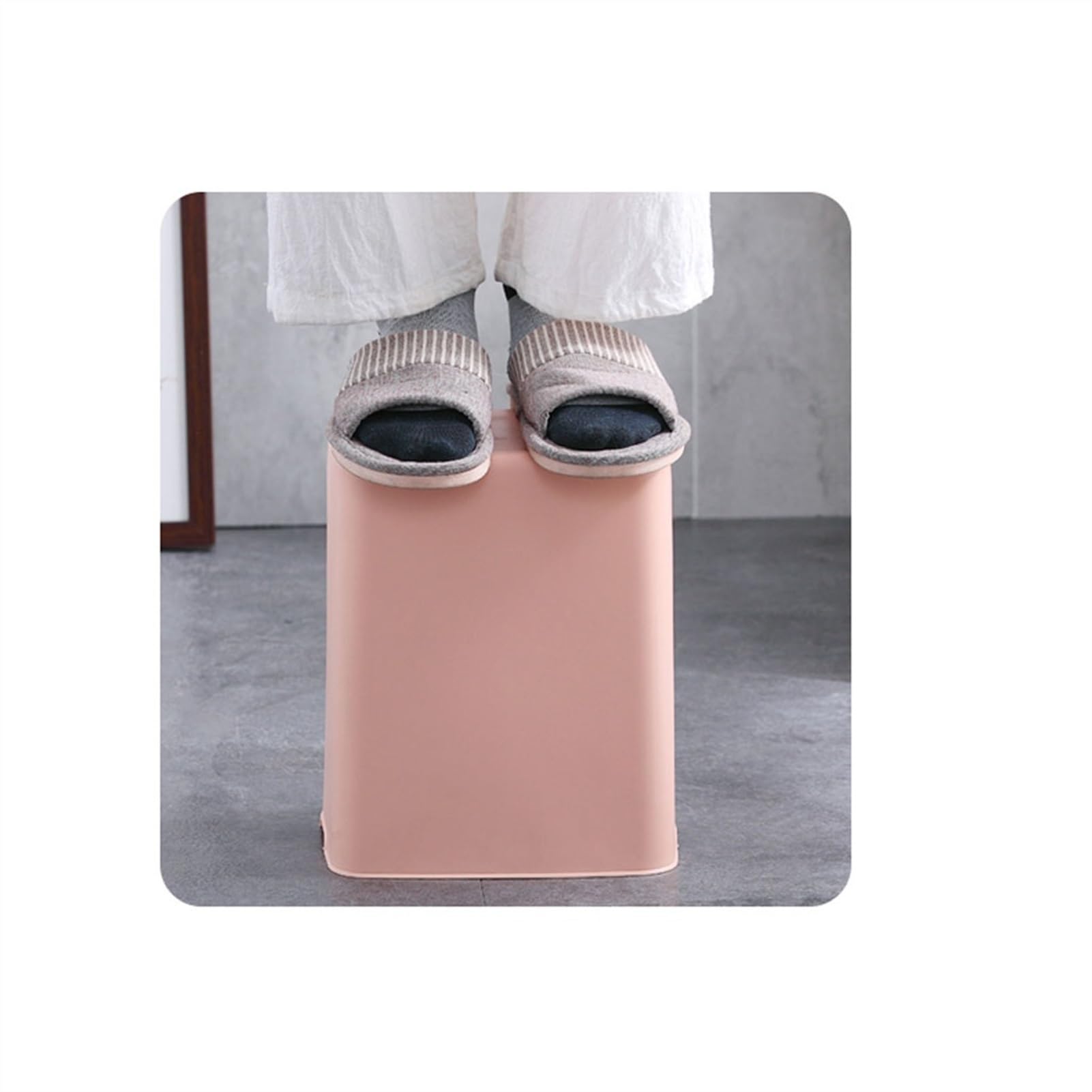 Papeleras para Cocina Pattumiera Automatica da 14 Litri for Uso Domestico, Bagno, Cucina, Cestino for Carta igienica, con Coperchio Cestino(C)