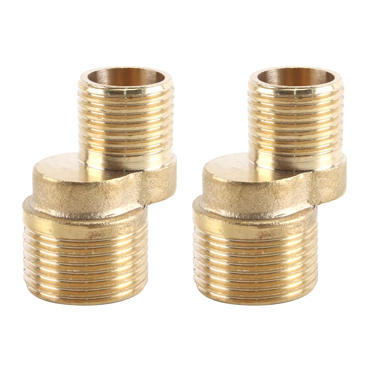 Adaptador De Grifo De Ducha (2 Unidades), Conector De Pared Flexible Para Roscas Externas De 1/2", Conexiones De 3/4", Accesorios De Baño Y Cocina