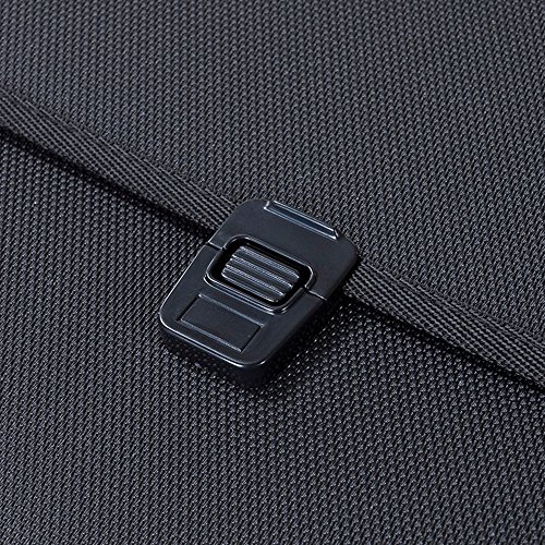 Poly Expanding File Folder With Portable Handle 12 Pockets Letter Size A4 Paper Office Job Folder(Black) #TOP3