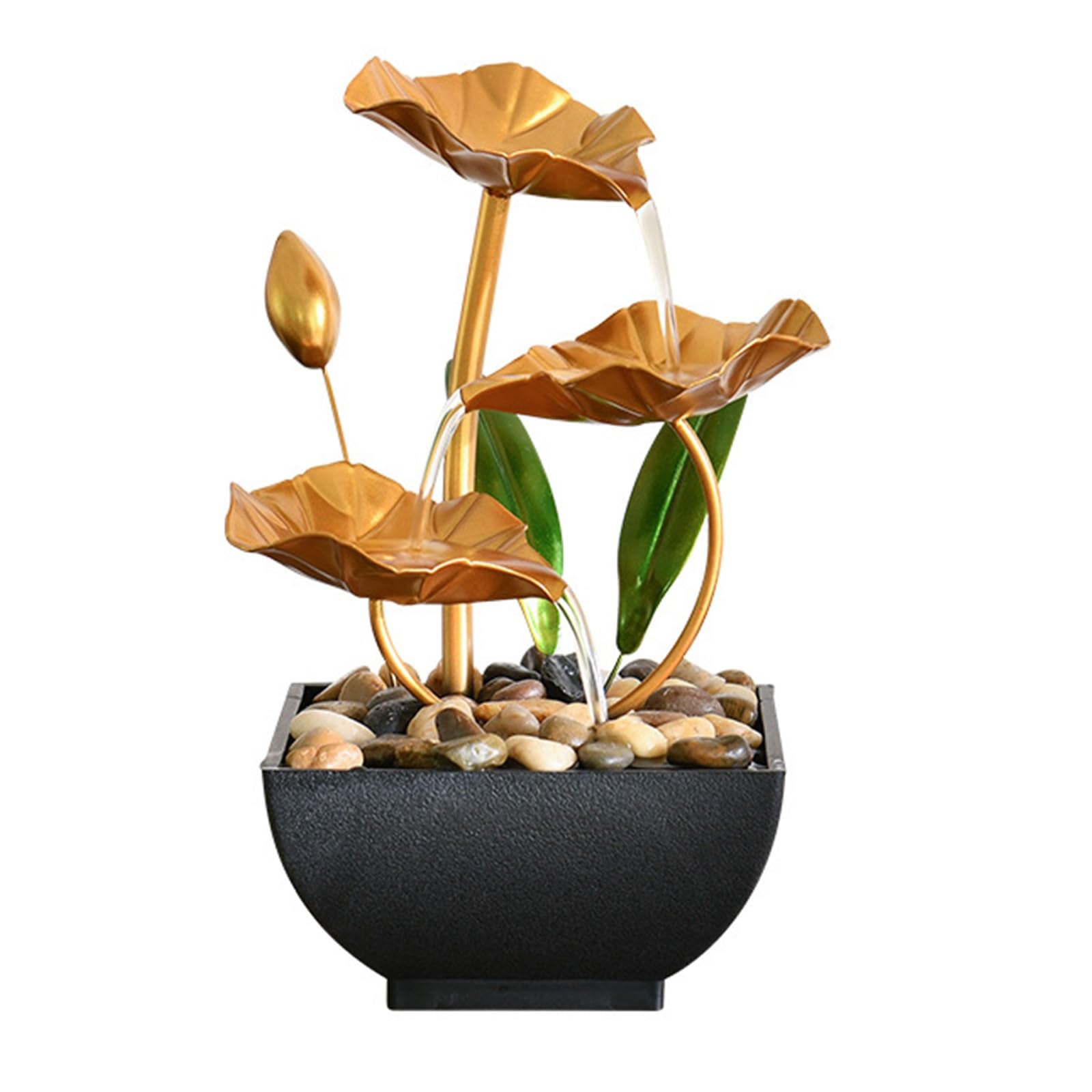 Xyueru One Color Tabletop Fountain, Indoor Tabletop Water Fountain, Desktop Ornament, Small Waterfall Fountain