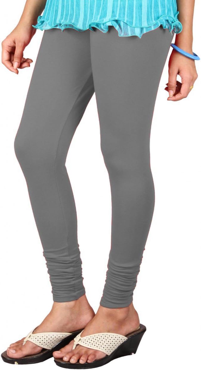 ANAROV-cut four way stretchable cotton lycra churidar leggings for womens