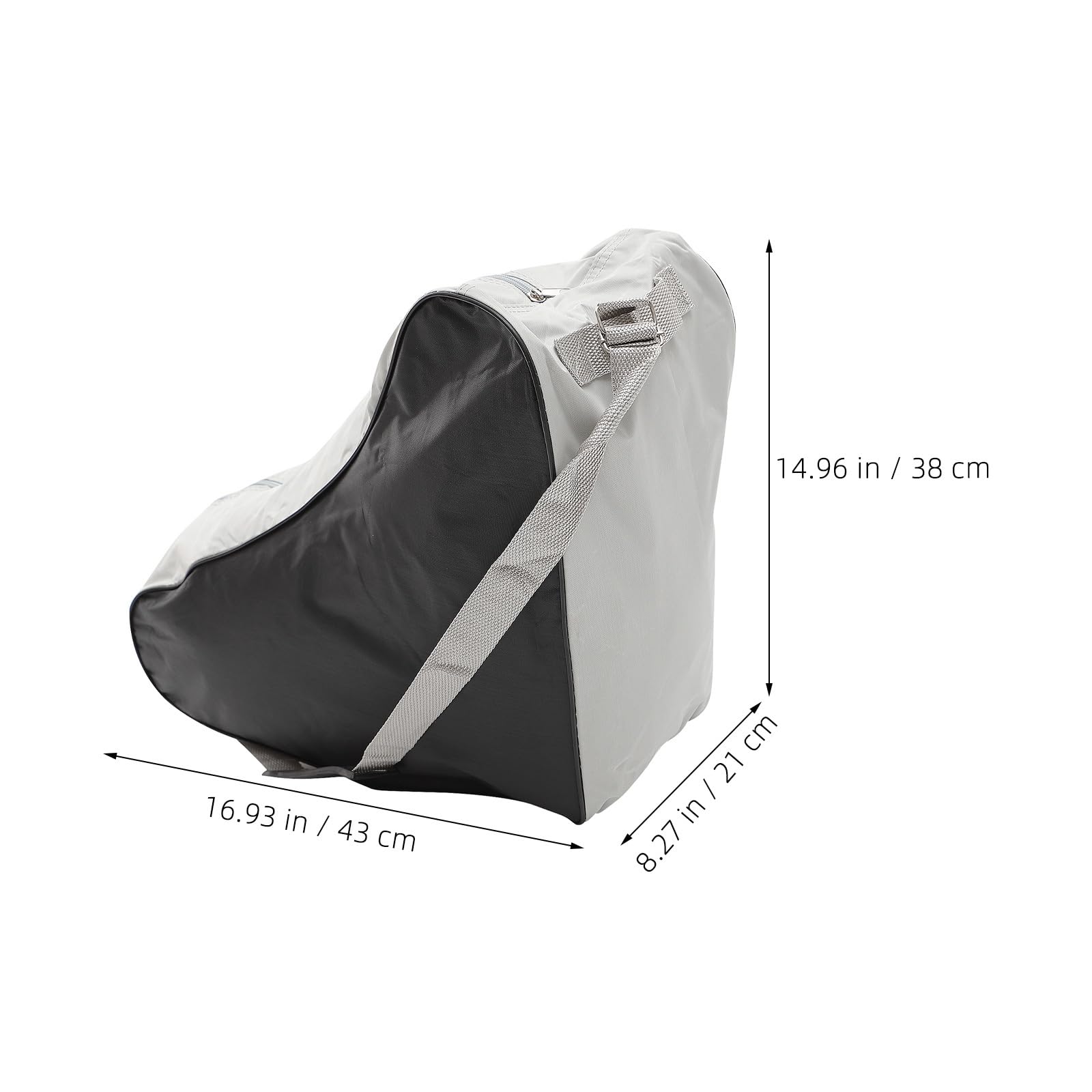 Toddmomy Schlittschuhtasche Dreieckig, Rollschuhe Tasche Mit Verstellbarem Trageriemen, Atmungsaktiv Und Verschleißfest, Praktische Aufbewahrung Für Inliner Und Eishockeyschlittschuhe