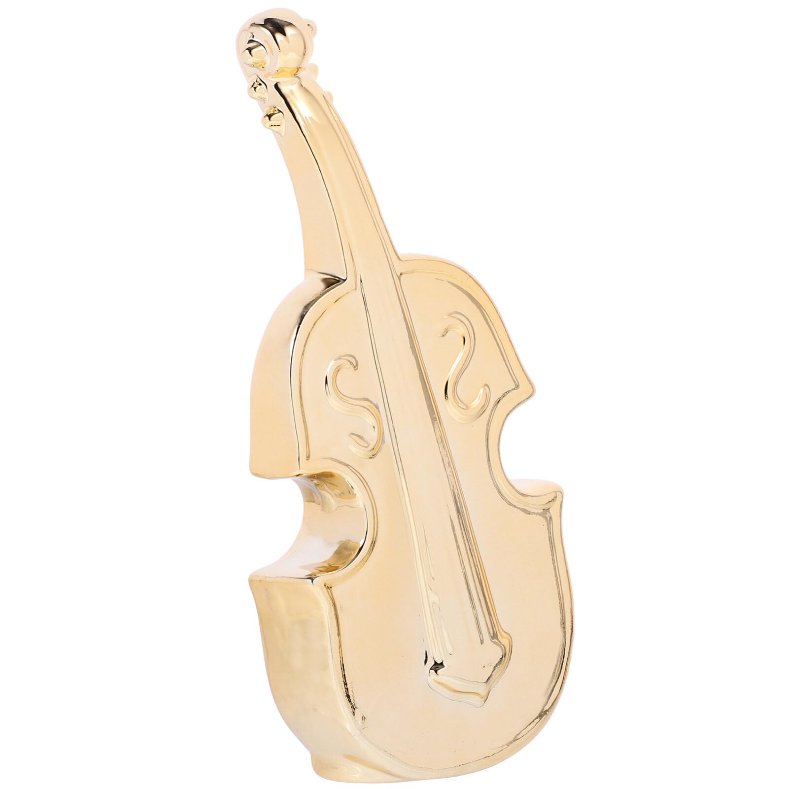 HOLIDYOYO Violin Ornaments Instrument Models Ceramic Cello Model Cello Adornment Instruments Model Desktop Cello Model Delicate Cello Model Instrument Ornament Vintage Cello Ornament