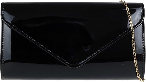 plain black clutch