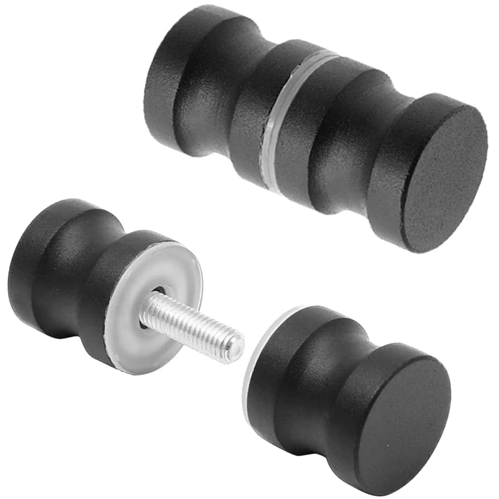 2 Pezzi Doccia Porta Pulsante,Maniglie Porte Doccia in Acciaio Inox Pomello Pomolo per Porta Doccia Pomello per Porta Pomolo per Porte Vetro Pulsante per Porta Doccia per Bagno Casa Hotel