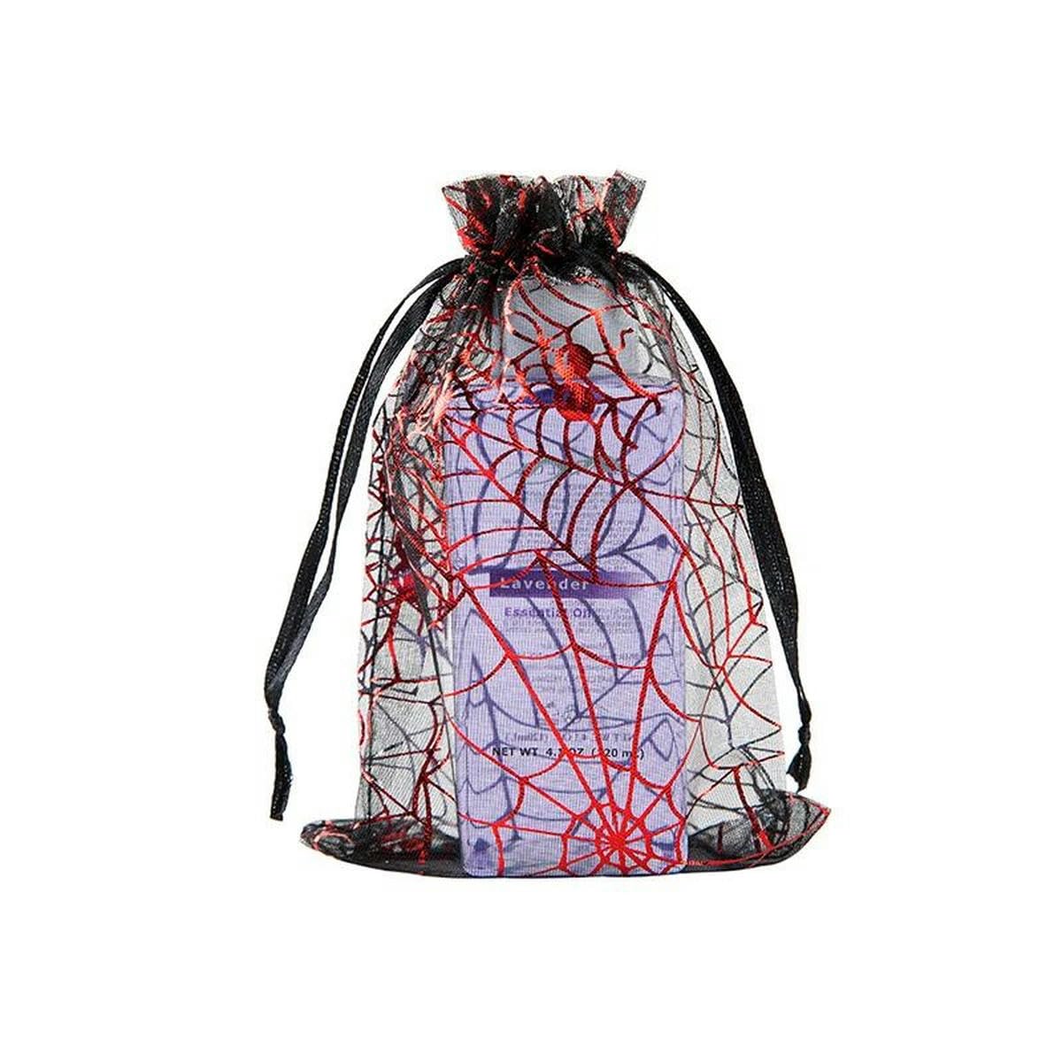 worek na cukierki ze sznurkiem, 50 sztuk/partia 10x12 cm 10x15 Organza Torby Bożonarodzeniowe Cukierki Gaza Halloween Woreczki ze sznurkiem rzemieślnicze Mogą Być Dostosowane