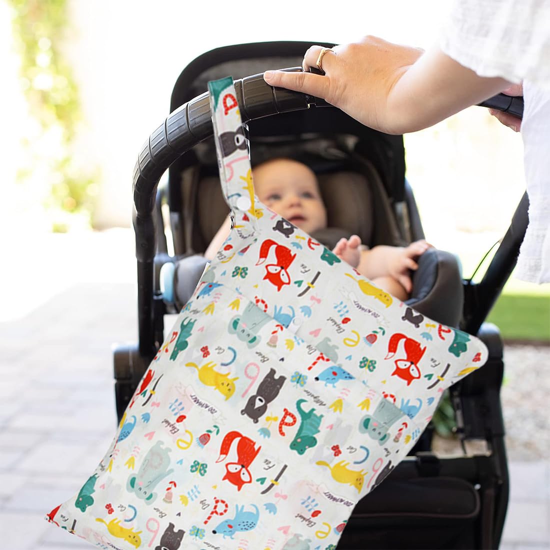 Wetbag Riutilizzabile Per Pannolini - 2 Pezzi Impermeabili Per Viaggi E Palestra