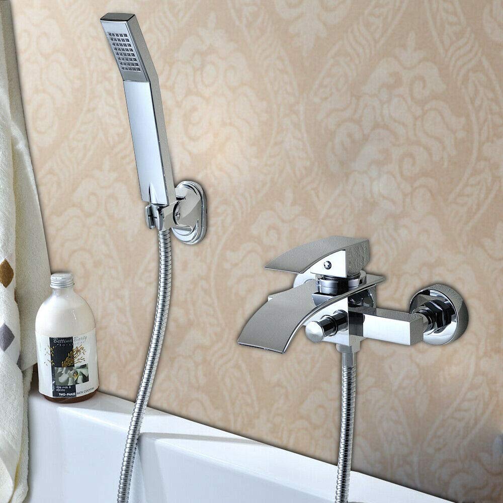 Elegancka armatura wannowa wanna, armatura do wanny i prysznica, armatura prysznicowa, kran w zestawie z armaturą prysznicową
