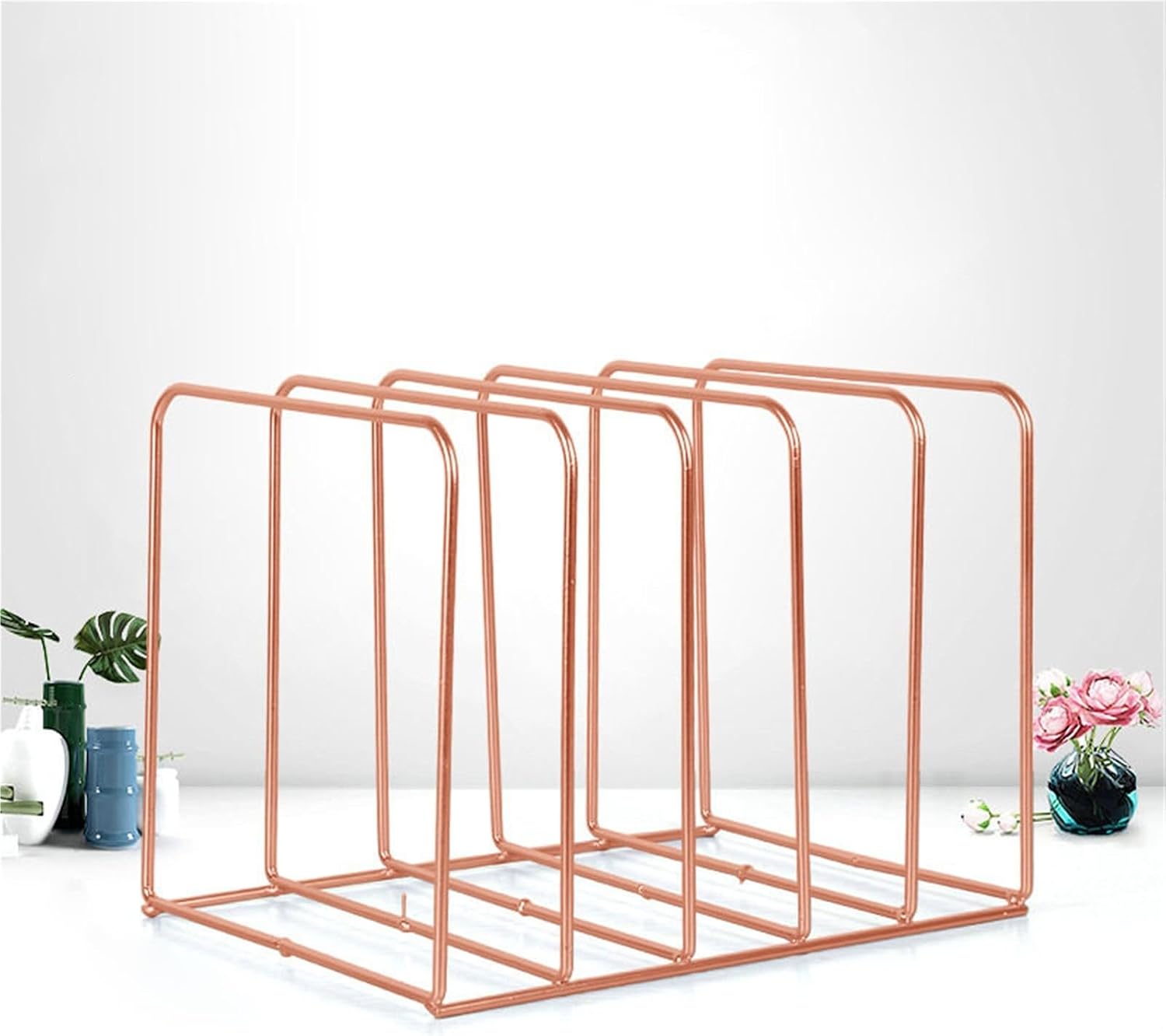 LP Vinyl Record Display Stand Classroom Office Desktop Book Storage Rack Iron Metal Shelf CD DVD Newspaper And Magazine Finishing Rack