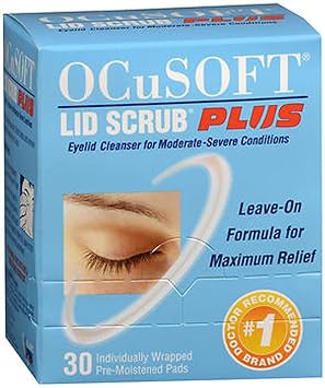 Ocusoft Lid Scrub Plus Size 30ct Pack of 1