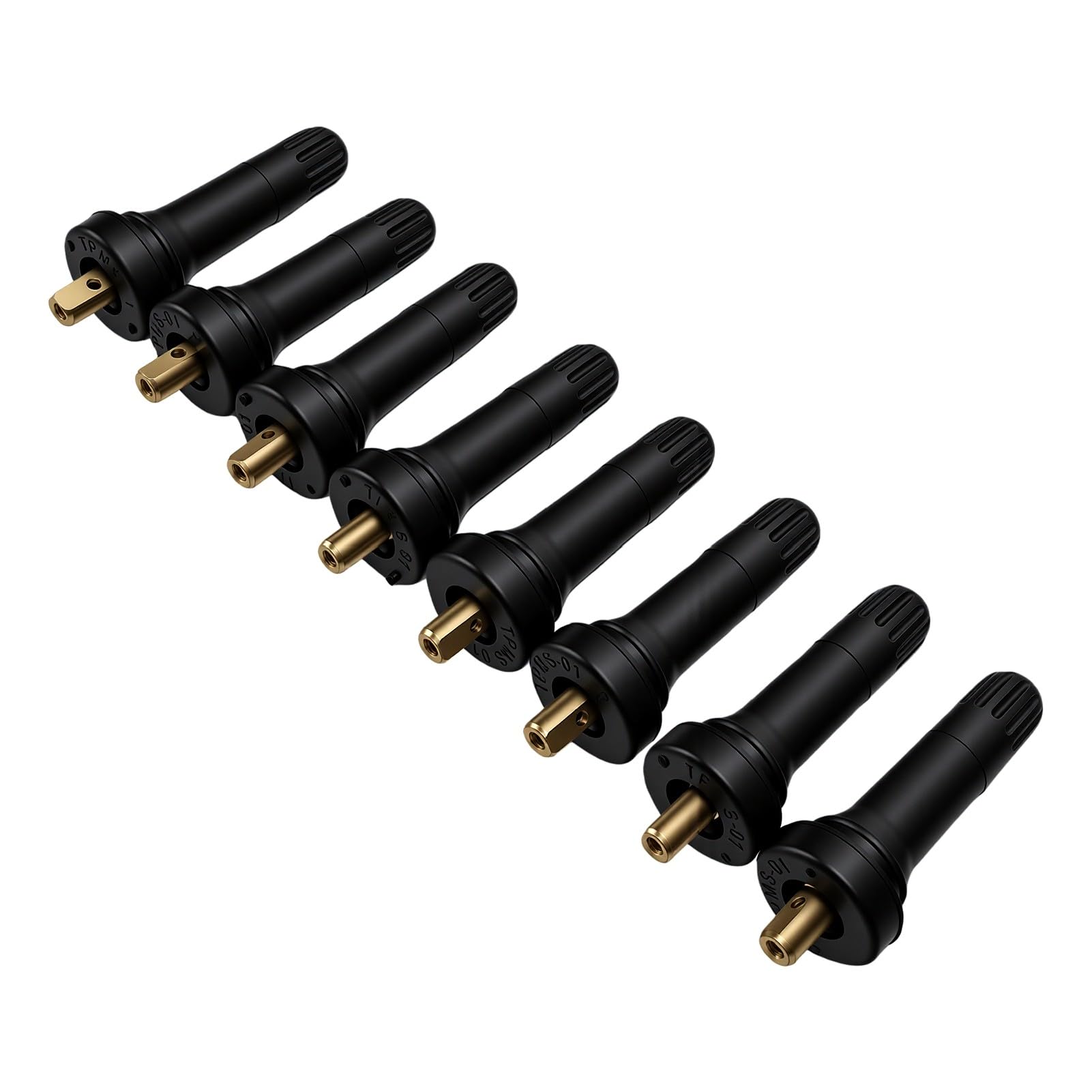 Paquete de 100 Vástagos de Válvula de Neumático, Kit de Vástago de Válvula de Sensor de Presión de Neumáticos, Reemplazo de Caucho para G5 2007-2010, G6 2008-2010, G8 2008-2009