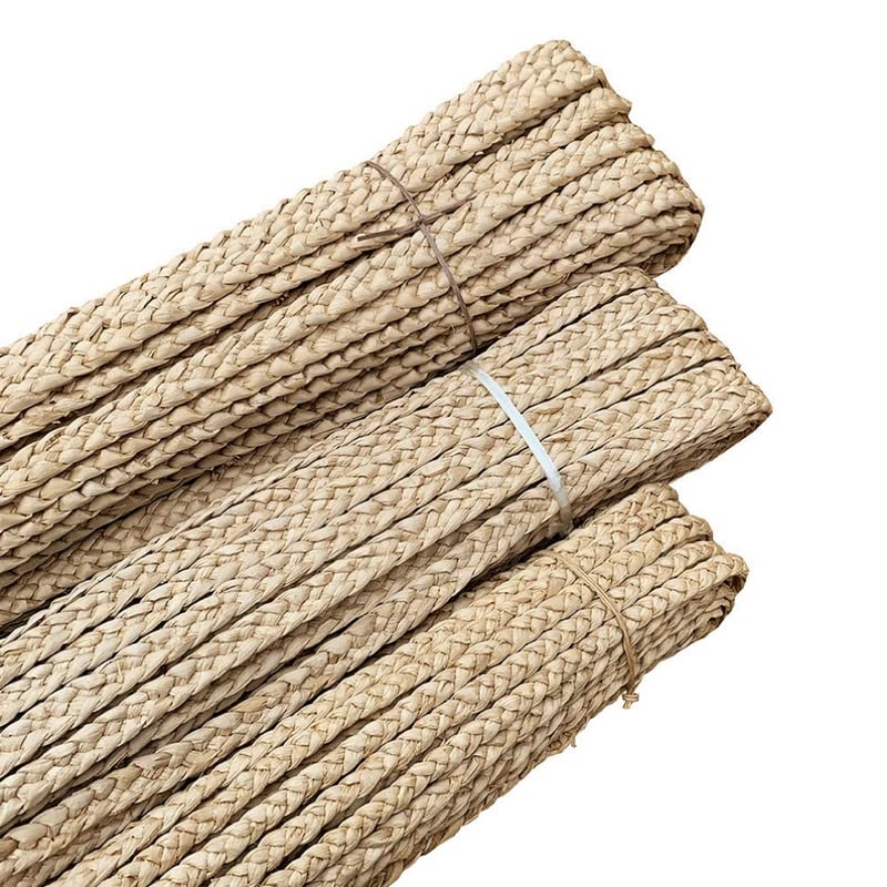 Typha - Corda di paglia per piante, 45 metri, fatta a mano, in rattan, per fai da te, decorazione per casa, sedia, cestino, tavolo (larghezza 0,9-1,1 cm)