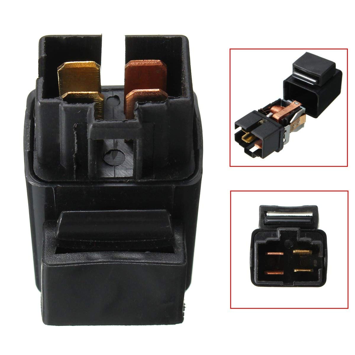 Buy Sammiler 4 pin Motorcycle Replacement Starter Relay Solenoid For