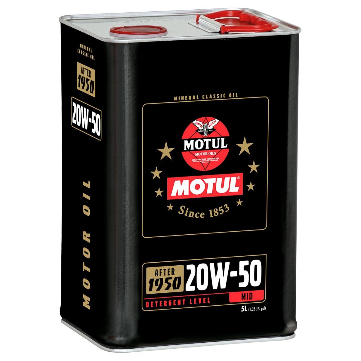 Huile moteur MOTUL Classic 20W50 - minérale - 5 Litres