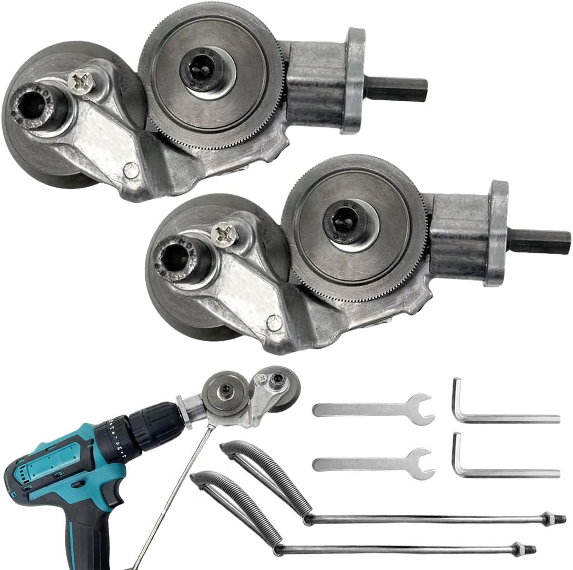 トタン板の切断機。