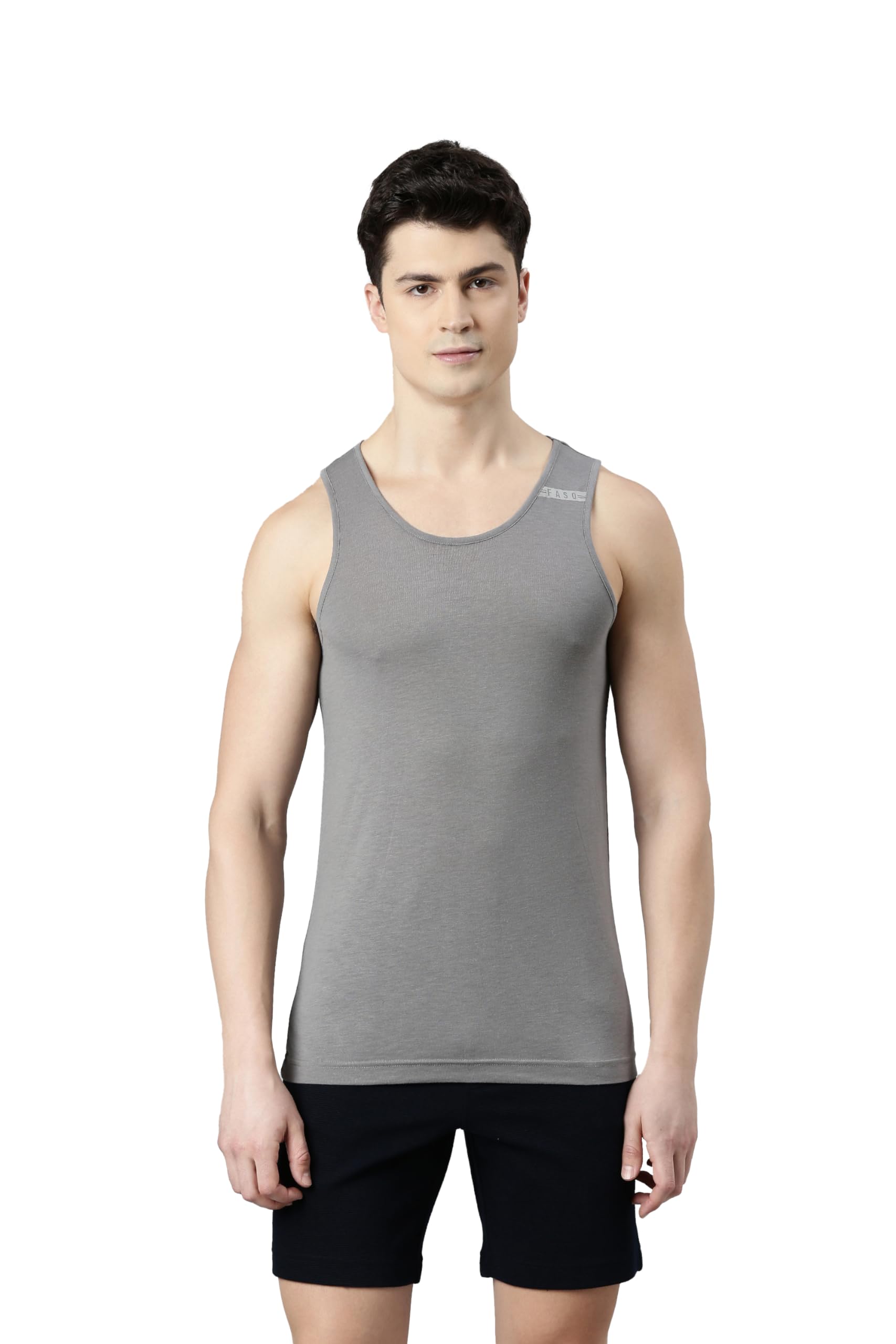 f a s o Men's Bamboo Vest – Ultra-Soft Bamboo & Polyester Blend, Lightweight, Breathable, Skin-Friendly, Durable & Luxurious Feel-picture-52