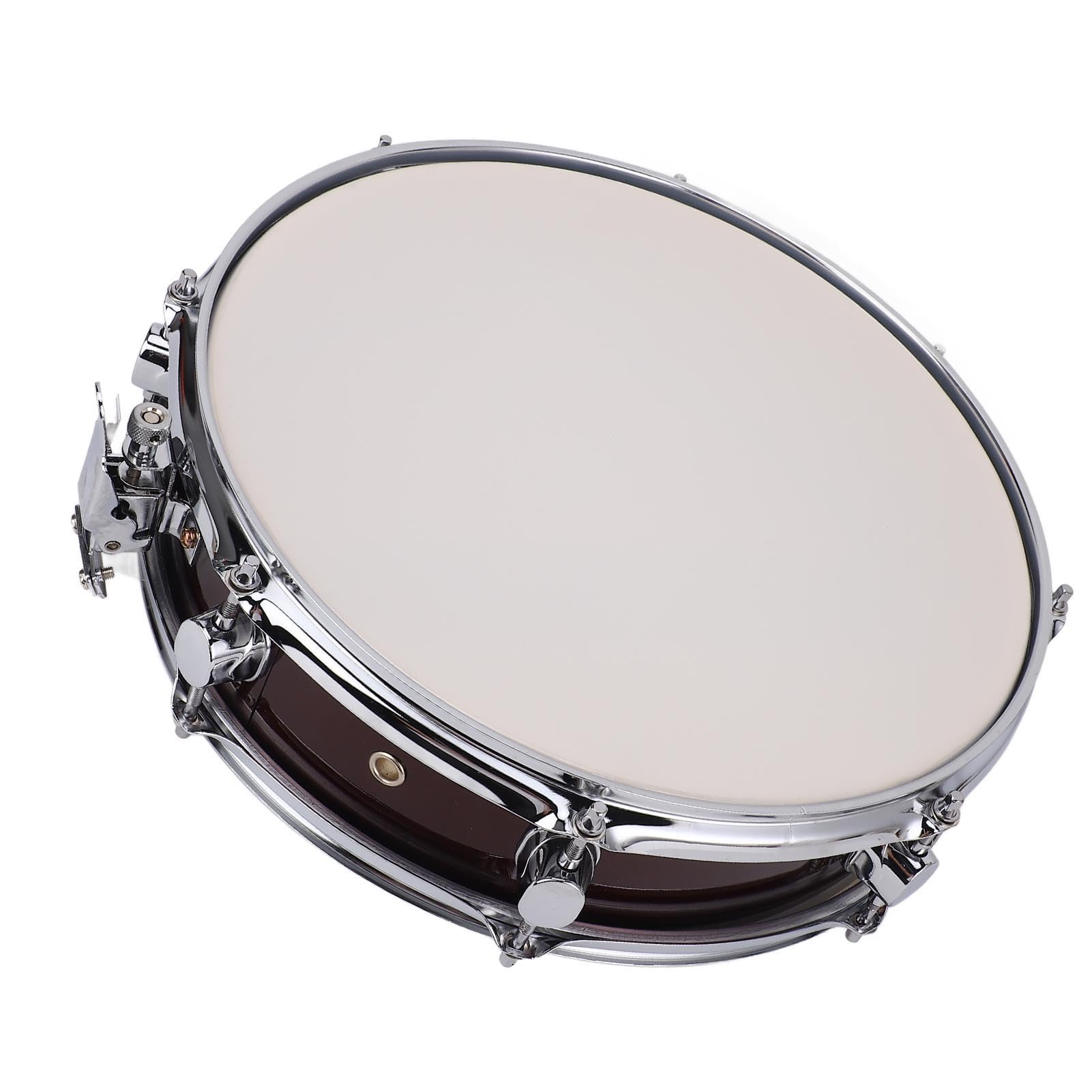 Walfront Set Rullante per Principianti, Struttura a 10 Orecchie, stabilità dell'accordatura Migliorata, Toni Caldi e Risonanti, Perfetto per Studenti di Musica Pop (Borgogna)