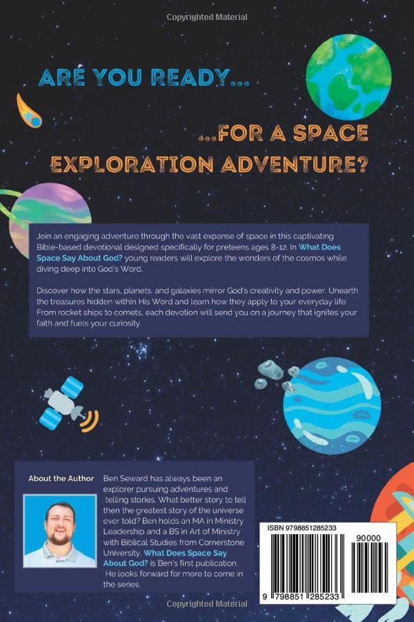 What Does Space Say About God?: 30-Day Bible Devotional for Boys & Girls Guided Reflection With An Adventure Exploration Theme And Fun Space Facts (What Does It Say About God?) - Image 2