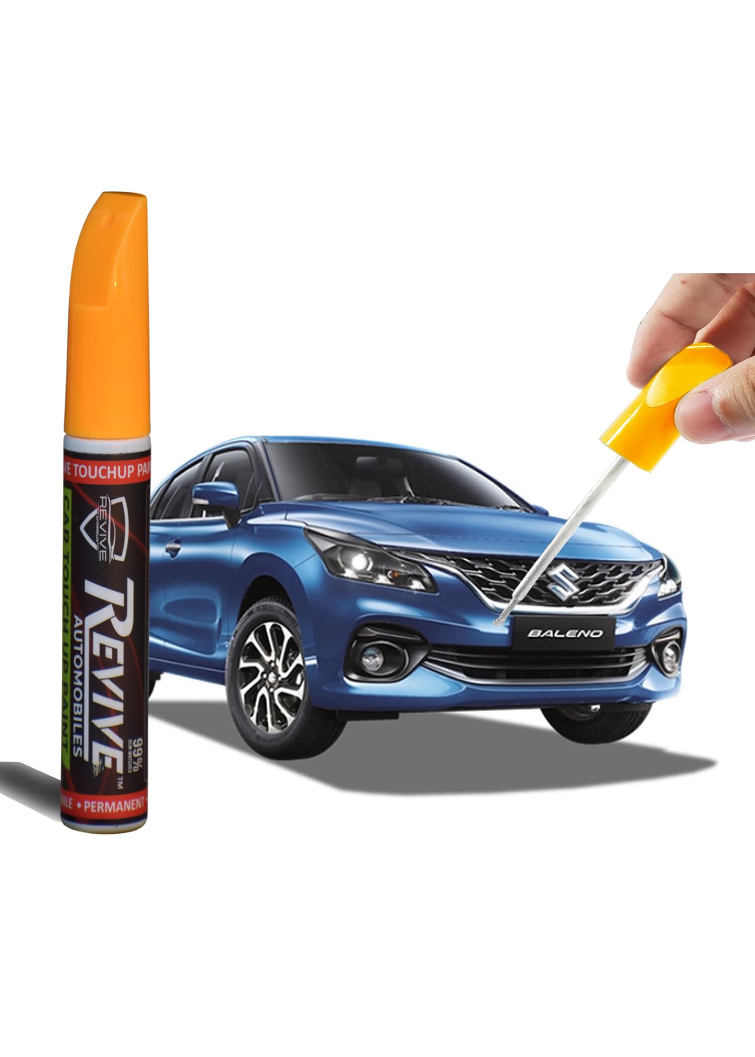 Suzuki Baleno colors Revive touchup paint pen, factory Quality & matched 2K paint (NEXA BLUE (ZYR))