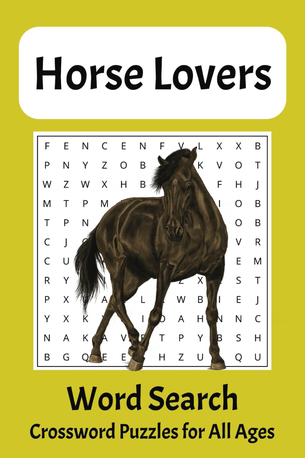 Pony & Horse-Themed Crossword Puzzles for All Ages: Word Search and Crossword Fun for Horse and Pony Lovers | 110 Pages of Challenging and Entertaining Puzzles | 9x11 Inch Format