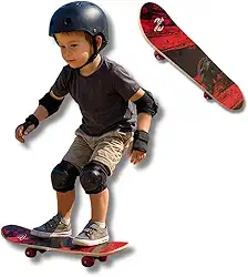 Mini Skate Estampado Infantil Cores Sortidas, Para Iniciantes, Leve e Compacto Presente