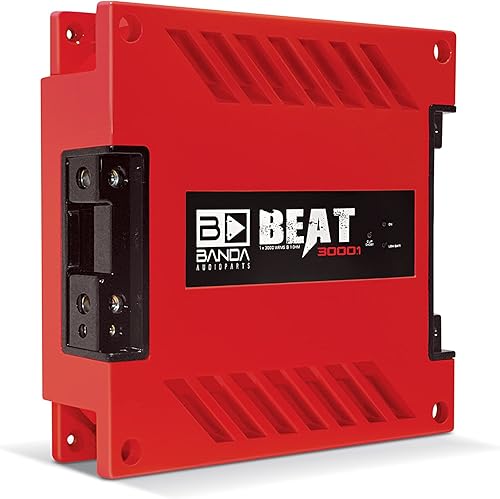 Miniatura 1 de Amplificador de graves de audio para vehículos de 1 canal - Amplificador de graves mono de alta potencia de 3000 vatios con filtro subsónico y