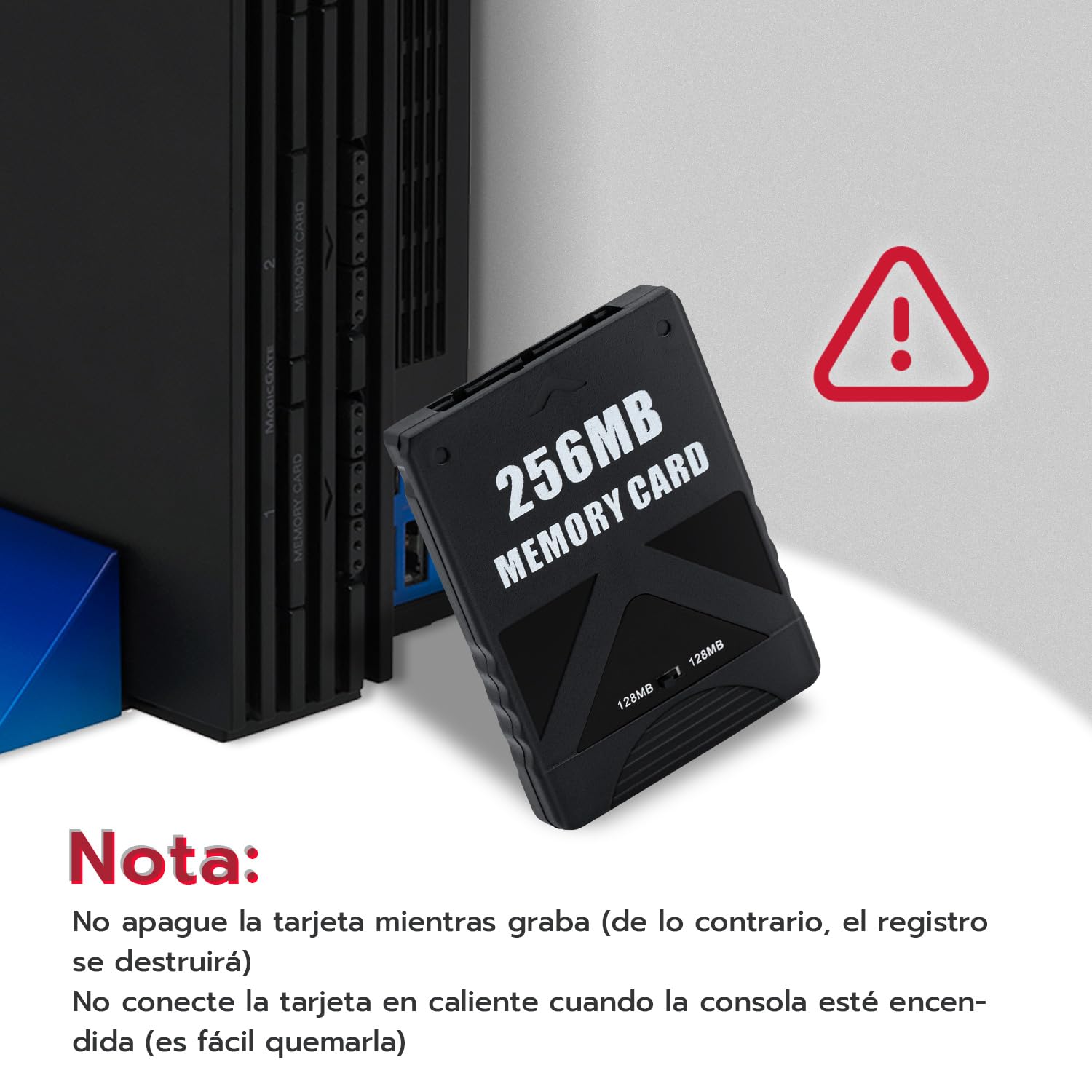 Mcbazel Tarjeta de Memoria para Juegos de 256 MB para la Consola PS2