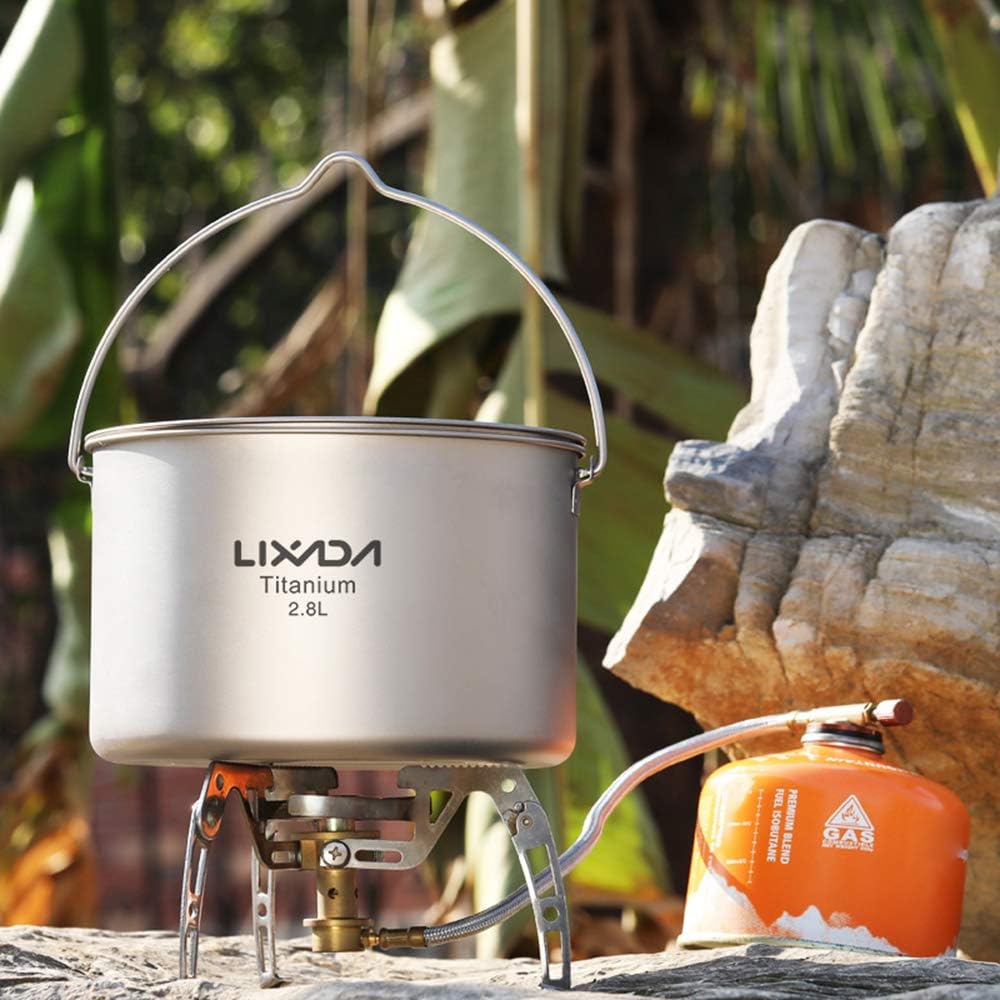 Lixada Titanium Ultralight Portable Backpacking Stove