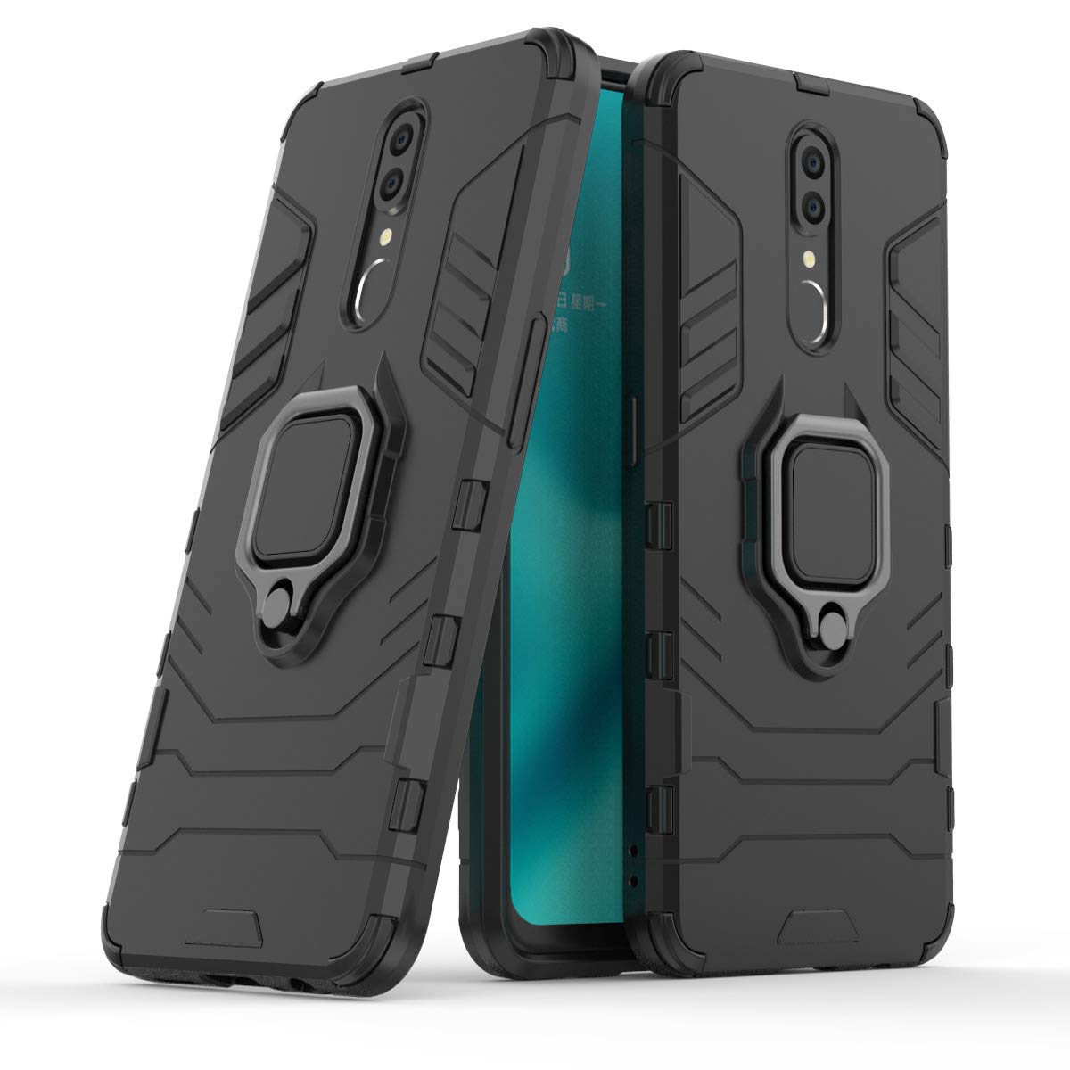 zivite Hybrid Armor Shockproof Soft TPU and Hard PC Back Cover Case with Ring Holder for Oppo A9 (2019) - Armor Red (B07VWK4Z8S) Amazon Price History, Amazon Price Tracker