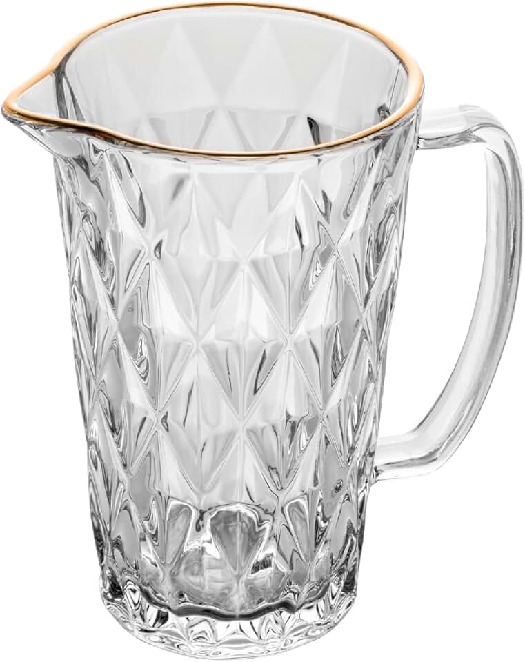 LYOR - Jarra de Vidro com fio de Ouro Diamond 1,14L