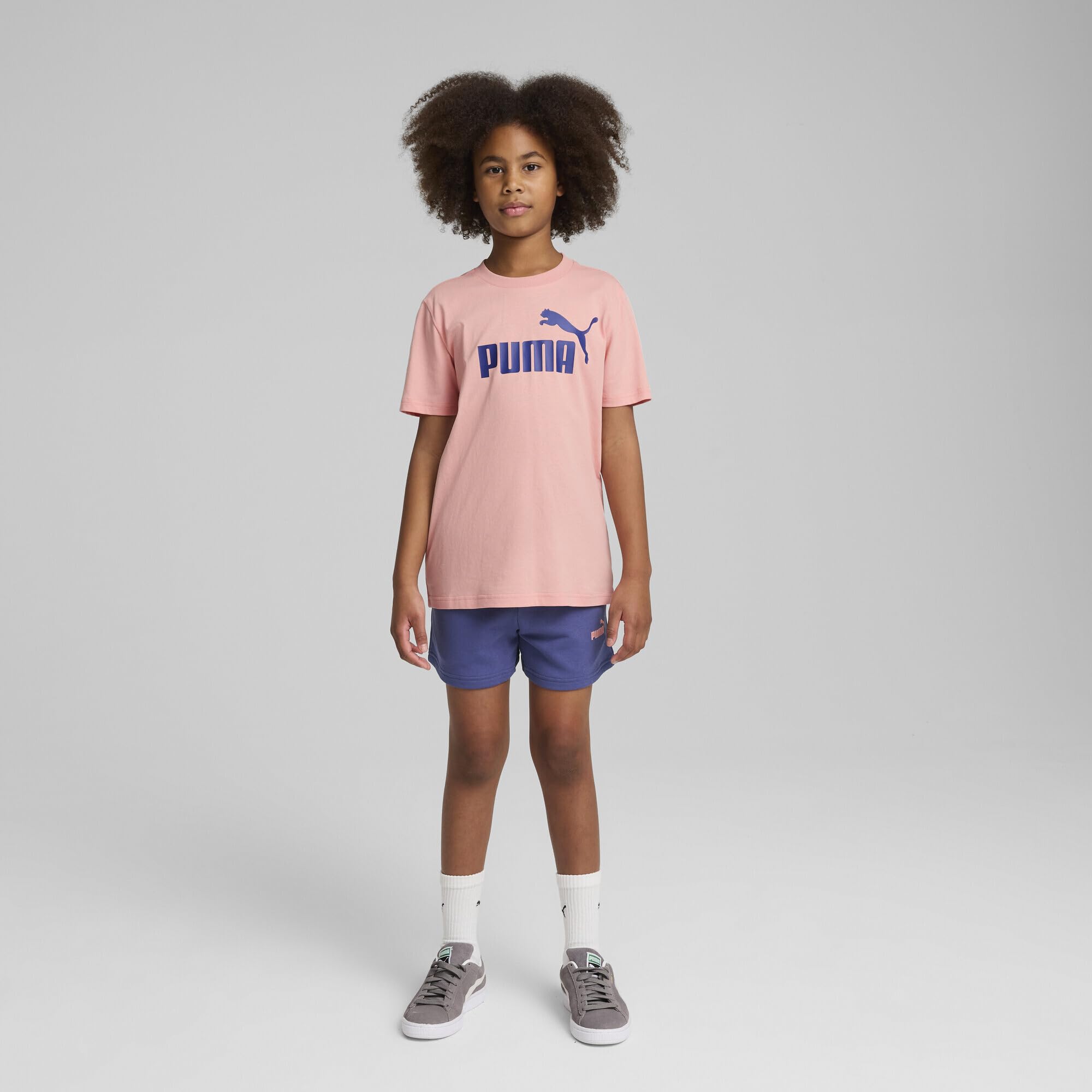 Puma Ess No.1 Logo Tee And Shorts Set G Abiti Lavorati a Maglia Bambine e Ragazze (Pacco da 1)