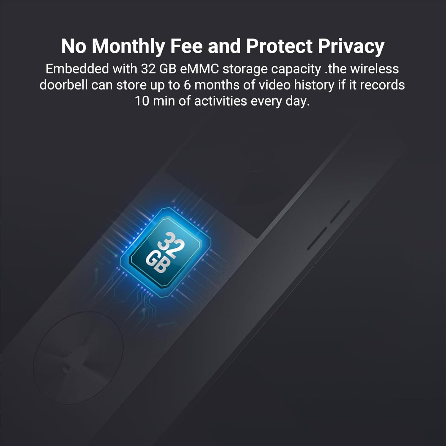 EZVIZ EP3x Pro 32GB eMMC Storage