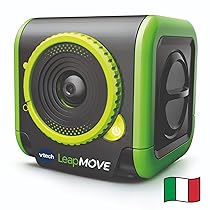 VTech LeapMove, Console TV Interattiva per Bambini, Rileva i Movimenti Senza Controller, Pronta all’Uso, 25 Giochi Educativi, 3 Profili Giocatore, Lingua Italiana, Cavi Inclusi, 4-11 Anni