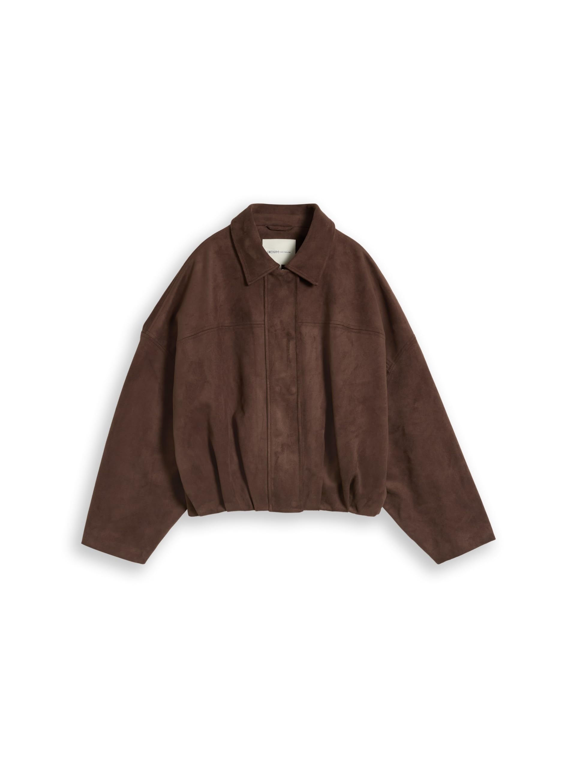 Tom Tailor Damen 1053092 Lederjacke aus Kunstwildleder (1er Pack)