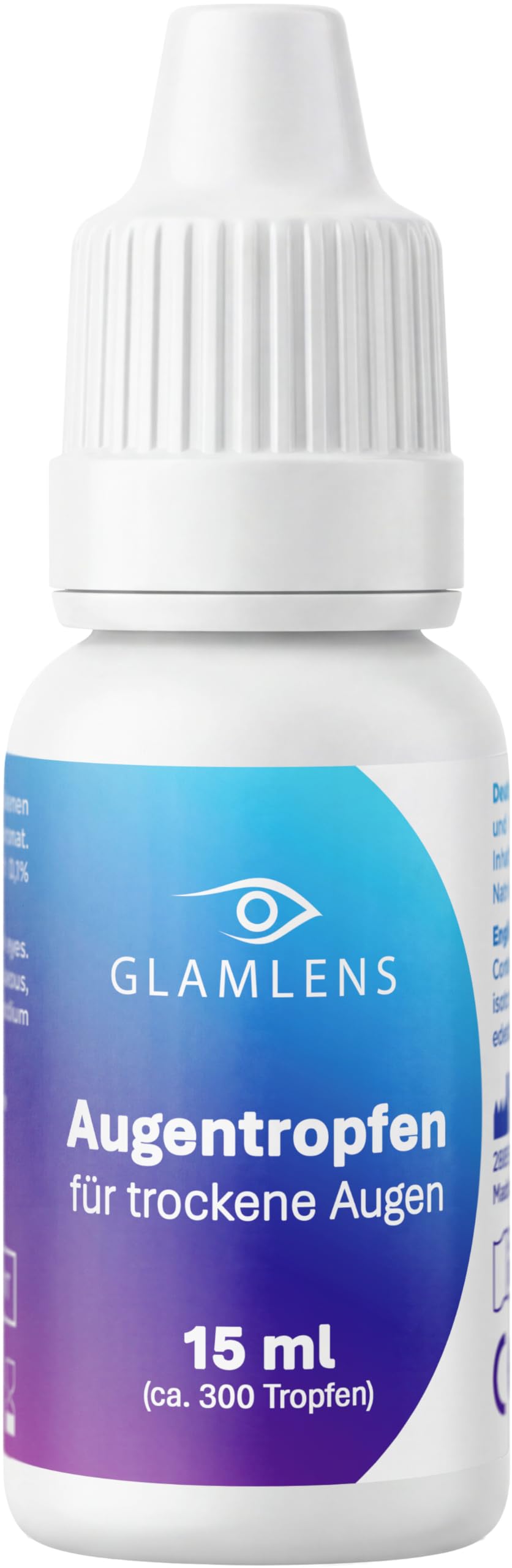 Glamlens by Funnylens Augentropfen - Feuchtigkeitstropfen gegen trockene  Augen - Befeuchtet & Beruhigt - Fr Kontaktlinsen und Kontaktlinsentrger  geeignet, 15 ml : Amazon.de: Drogerie & Krperpflege
