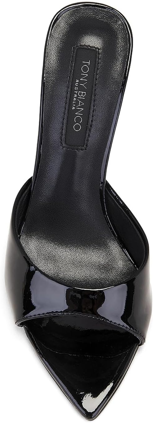 Women'S Open Toe Stiletto Mule Sandals Sexy Pointed Elegant Backless High Heel Sandals For Party, Evening, Wedding - Image 5