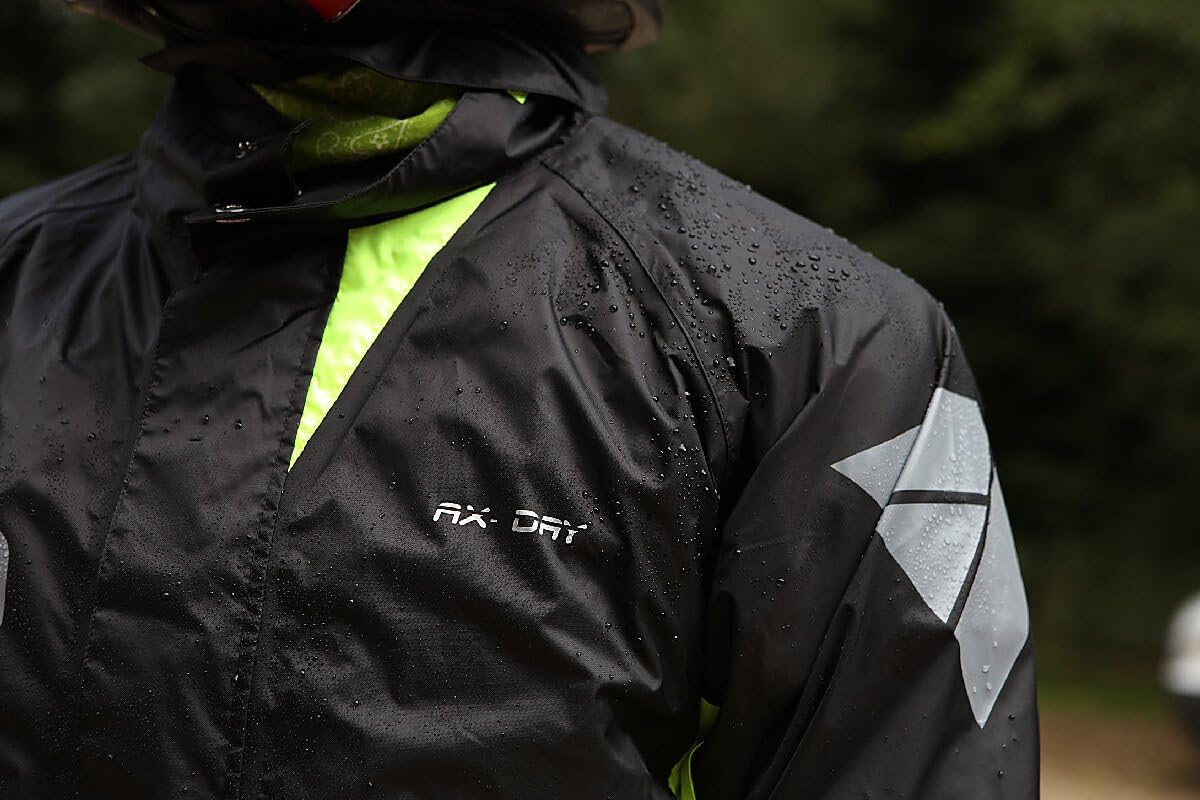 Modeka AX Dry II Motorrad Regenjacke mit Kapuze