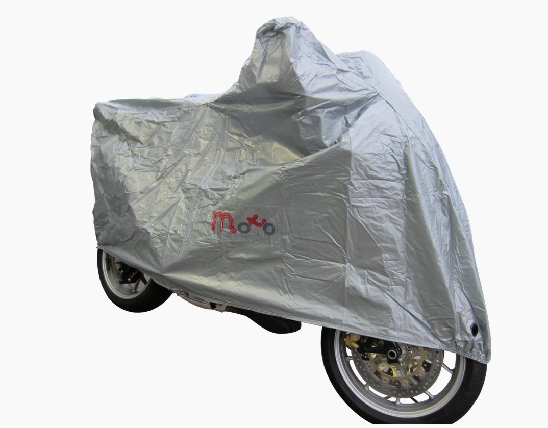 VIPER MOTO Accessories A113 Ex Aqua Bike Cover, Silver, Small