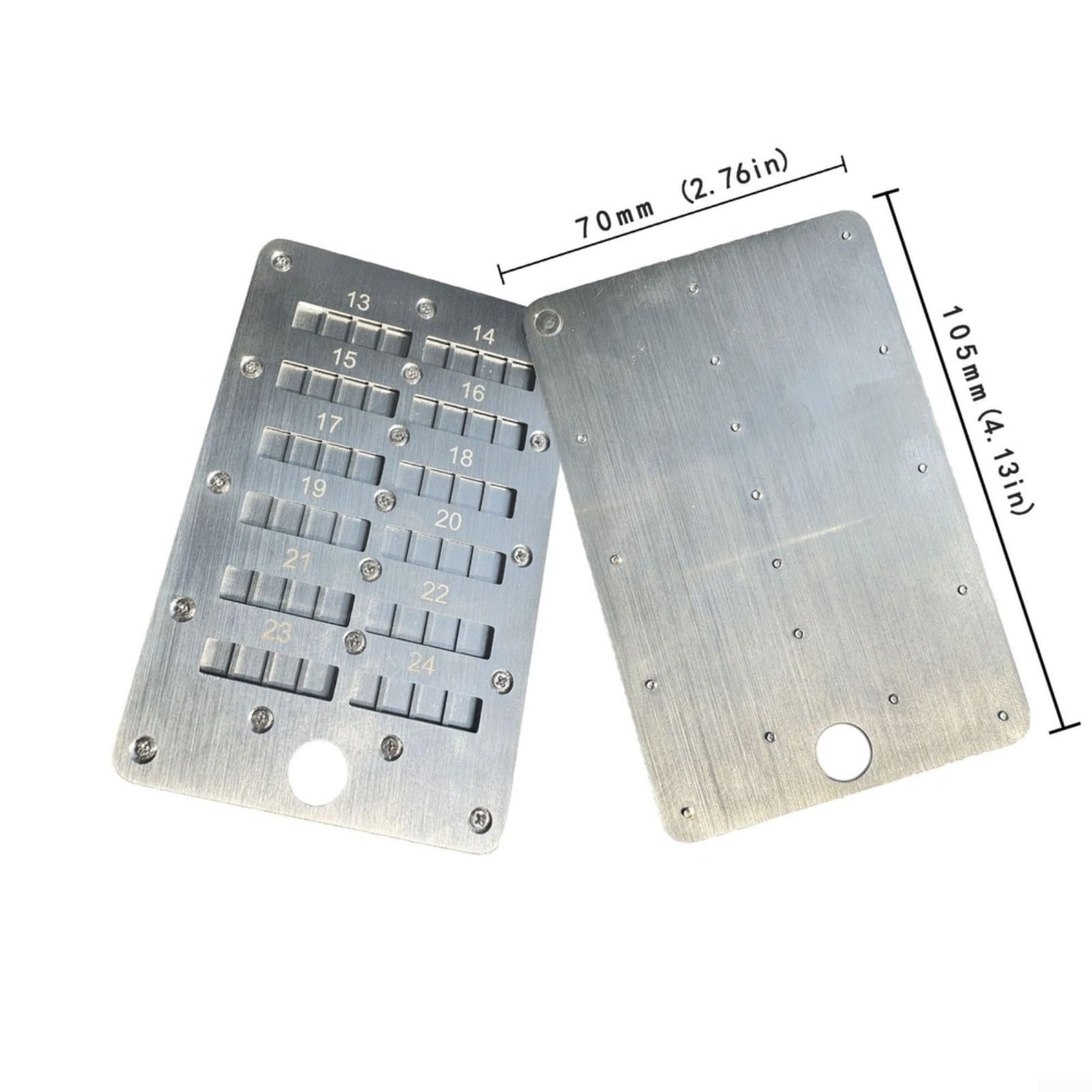 Cuaderno mecánico de contraseñas de acero inoxidable, libro de notas de metal seguro con placas del alfabeto para almacenamiento de códigos personalizados, herramienta de seguridad resistente al óxido