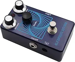 Efetor de Reverb de Guitarra, Reverb de Reverb da Mola Analógica Pedal PRE Ajustável pré -atraso para Sons Experimentais de Jazz de Rocha