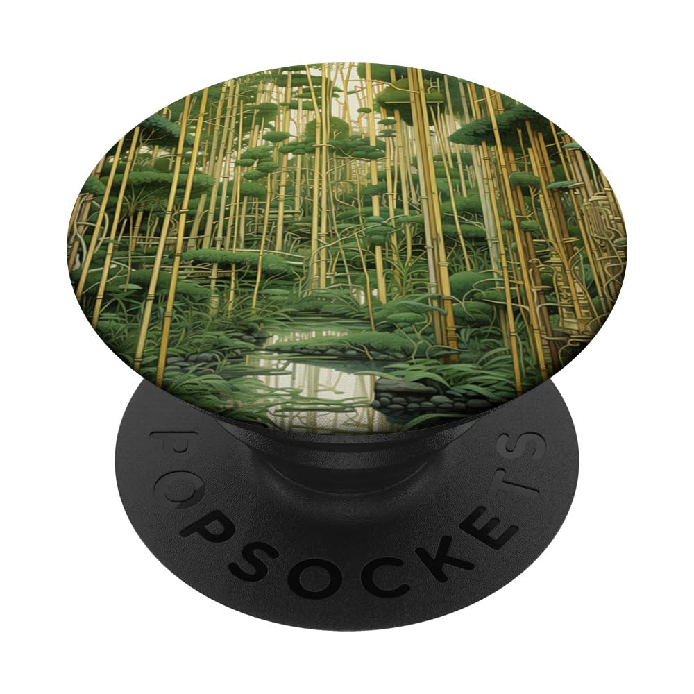 Brushed Bamboo Bliss Aesthetic Revelations PopSockets Swappable PopGrip
