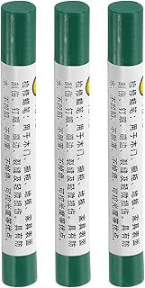 uxcell Furniture Repair Crayons, 3Pcs - Wood Wax Filler Stick, Furniture Markers Touch Up - for Scratches Holes Tables Desks Wooden Floors Cover Ups, Grass Green