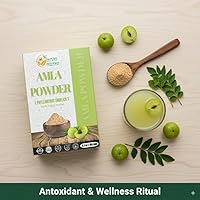 Vista 8 de Herbs Botanica Natural Amla Powder (grosella espinosa india, amalaki), polvo de fruta natural pura con vitamina C para el crecimiento del cabello