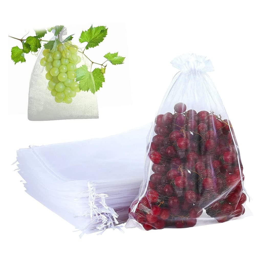 Fruit netting Garden Plant Net Bags 20pcs Fruit Protection Netting 10x15cm Mesh For Vegetable Agricultural Use