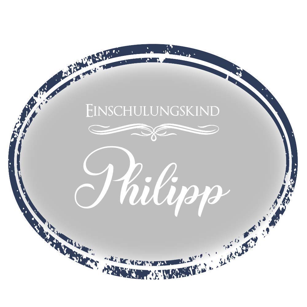 Schultüte mit Namen aus Stoff 70cm groß