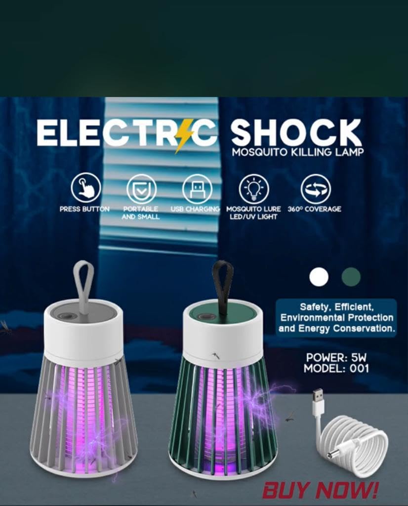 Awafemart Mosquito Killer Machine Mosquito Killer USB Powered Bug Zapper Mosquito LAMP for Home Electric LED LAMP Mosquito Killer Indoor/Outdoor Mosquito Trap Machine (Mosqutio Lamp Pack of 1) (B0CZJ2P4TV) Amazon Price History, Amazon Price Tracker