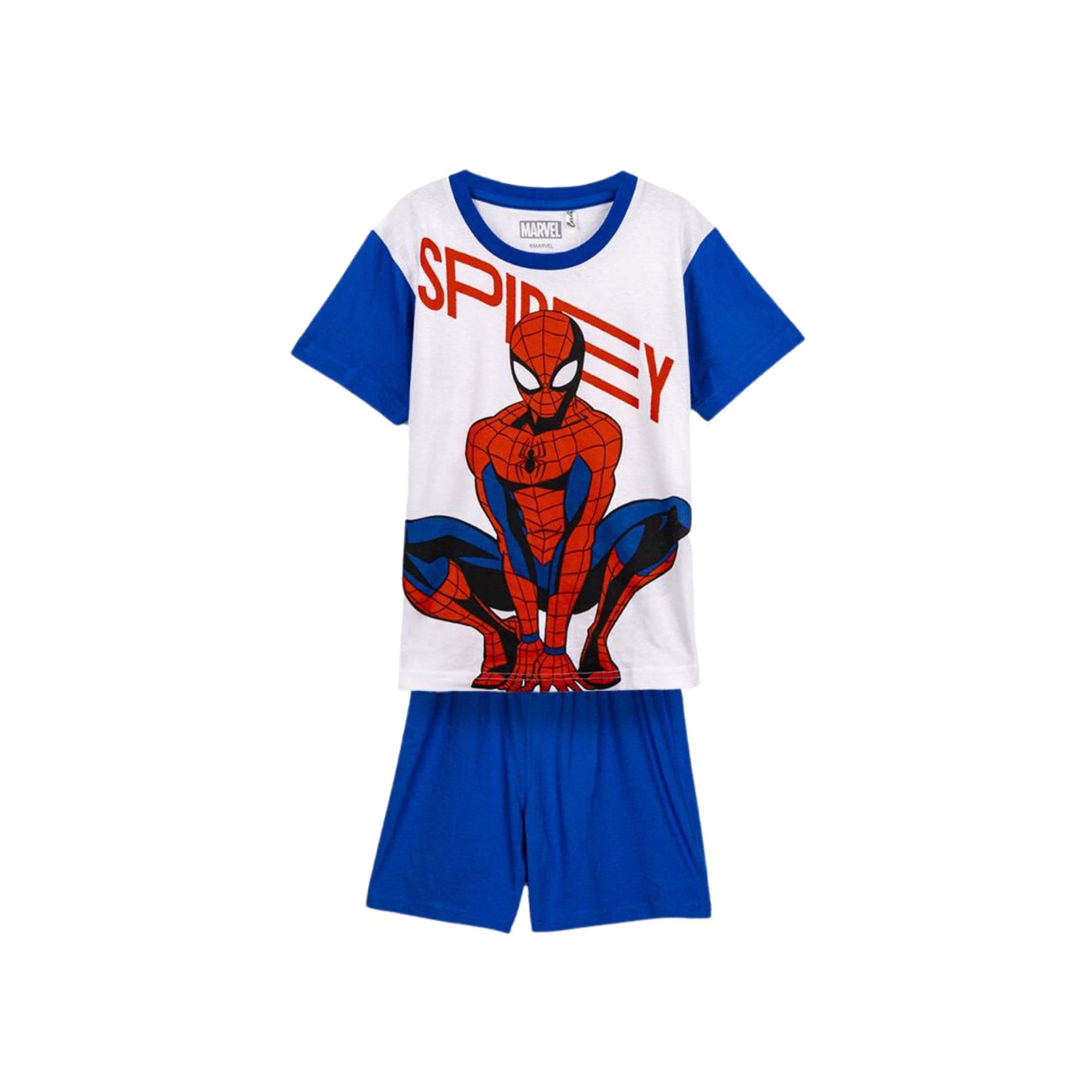 CERDÁ LIFE'S LITTLE MOMENTS Corto Pijama de Verano de Spiderman para Niño Unisex bebé